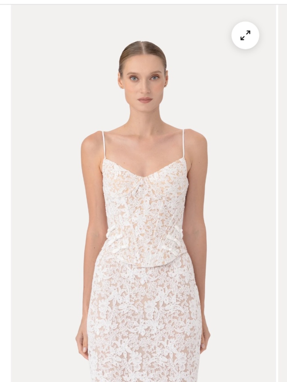 Sau Lee NWT Roma Lace Top & Skirt Set - Picture 6 of 11